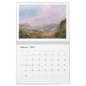 Landscape Abstrakt Art Original Malerei 202X Kalender (Feb 2027)