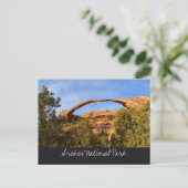 Landscape Arch im Arches National Park Postkarte (Stehend Vorderseite)