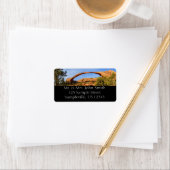 Landscape Arch Ristorante da Valentino Adressaufkleber (Insitu)