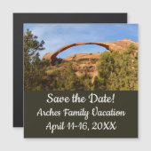 Landscape Arch Ristorante da Valentino Magnetkarte (Vorne/Hinten)