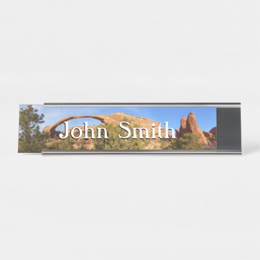 Landscape Arch Ristorante da Valentino Schreibtischnamensplakette (Vorderseite )
