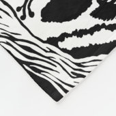 Landscape Art Blankets B&W Canada Forest Blankes Fleecedecke (Ecke)