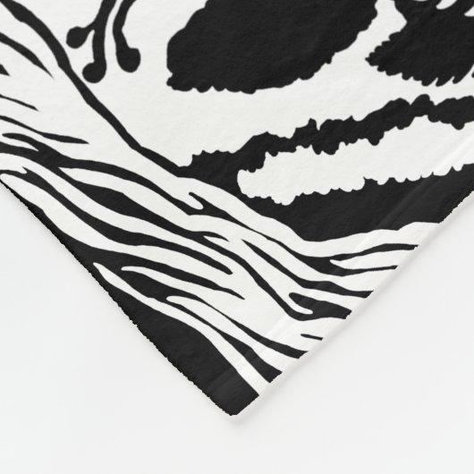 Landscape Art Blankets B&W Canada Forest Blankes Fleecedecke (Ecke)