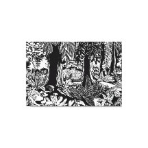 Landscape Art Prints B & W Art Canvas Print