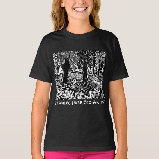 Landscape Art T - Shirt Stanley Park Öko Art Shirt (Vorderseite)
