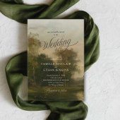 Landscape Art Wedding Invitation Einladung
