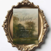 Landscape Art Wedding Invitation Einladung