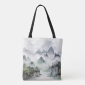 Landscape Asia Malerei Tasche (Rückseite)
