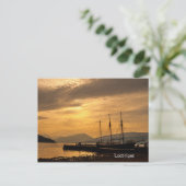 Landscape Dawn, Loch Fyne, Schottland Postkarte (Stehend Vorderseite)