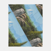 Landscape design blanket fleecedecke (Vorderseite)