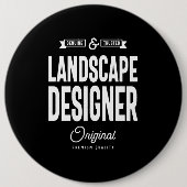 Landscape Designer Job Title Gift Button (Vorderseite)