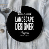 Landscape Designer Job Title Gift Button (Beispiel)