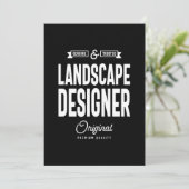 Landscape Designer Job Title Gift Dankeskarte (Stehend Vorderseite)