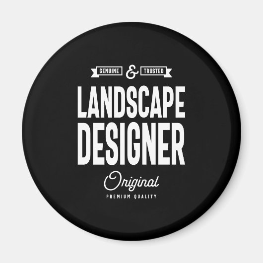 Landscape Designer Job Title Gift Magnet (Vorne)