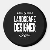 Landscape Designer Job Title Gift Magnet (Vorne)