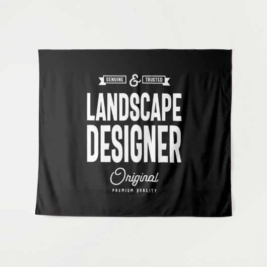 Landscape Designer Job Title Gift Wandteppich (Vorderseite (Horizontal))