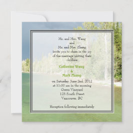 Landscape Foto Hochzeitseinladungen. Grand Teton Einladung