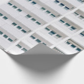 LANDSCAPE FOTO VON GEBÄUDE-FENSTER GESCHENKPAPIER (Ecke)