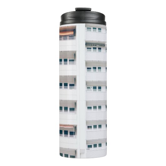 LANDSCAPE FOTO VON GEBÄUDE-FENSTER THERMOSBECHER (Vorderseite)