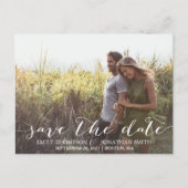 Landscape Foto Wedding Save the Date Postcard Postkarte (Vorderseite)