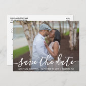 Landscape Foto Wedding Save the Date Postcard Postkarte (Vorne/Hinten)