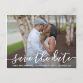 Landscape Foto Wedding Save the Date Postcard Postkarte (Vorderseite)