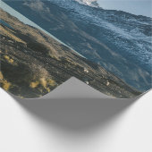 LANDSCAPE FOTOGRAFIE DES SCHWARZEN UND WEISSEN BER GESCHENKPAPIER (Ecke)