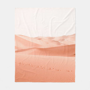 LANDSCAPE-FOTOGRAFIE VON DESSERT FLEECEDECKE