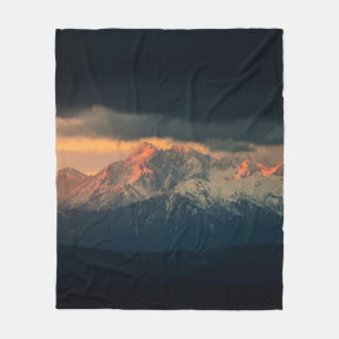LANDSCAPE-FOTOGRAFIE VON SCHNEEBERGEN UNTER NIMB FLEECEDECKE