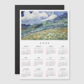 Landscape France Vincent Van Gogh 2026 Calendar Magnetkarte (Vorne/Hinten)