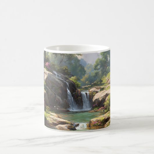 Landscape funny Mug – Scenic Ceramic Coffee Cup Kaffeetasse (Mittel)