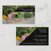 Landscape Gardener Business card Visitenkarte (Vorne/Hinten)
