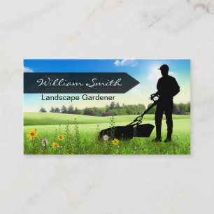 Landscape Gardener Business card Visitenkarte