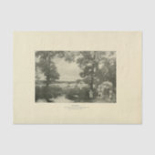 Landscape Harvest Trees Ephemera Seidenpapier (Vorderseite)