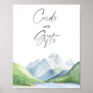 LANDSCAPE - KARTEN UND GIFTS-Plakat Poster