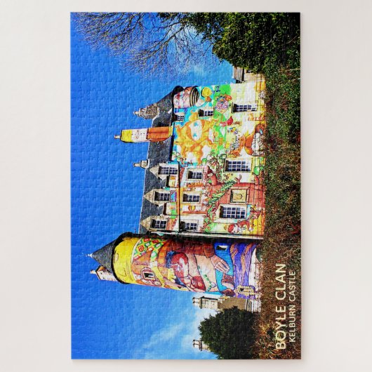 Landscape Kelburn Castle Scotland Boyle Clan Puzzle (Vertikal)