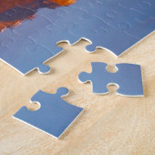 Landscape Lake Matheson, Mount Cook, Neuseeland Puzzle (Seite)