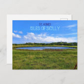 Landscape Lighthouse, St. Agnes - Isles Of Scilly Postkarte (Vorne/Hinten)