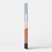 Landscape mid century illustrations,minimalist lan Case-Mate iPhone hülle (Rückseite / Rechts)