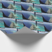 Landscape of bora bora geschenkpapier (Ecke)