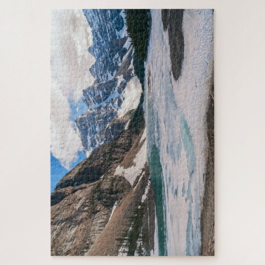 Landscape of Moraine Lake, Alberta, Kanada Puzzle (Vertikal)