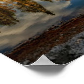 Landscape of Yellowstone Poster (Ecke)