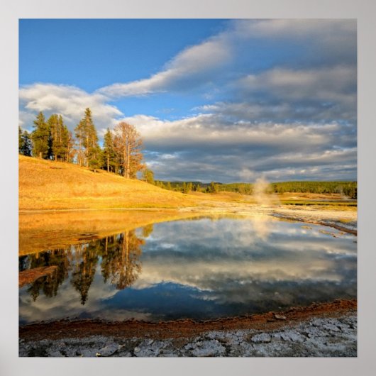 Landscape of Yellowstone Poster (Vorne)