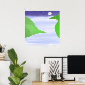 Landscape Oil Painting Poster (Heimbüro)