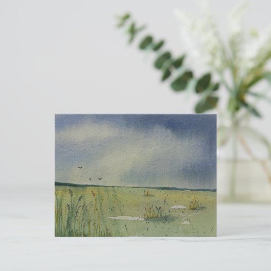 Landscape painting postkarte (Stehend Vorderseite)