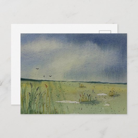 Landscape painting  postkarte (Vorne/Hinten)