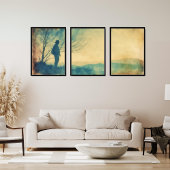 Landscape Painting Set of 3 LS-20-1A