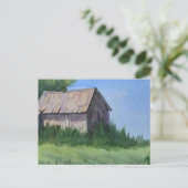 Landscape Painting Watercolor  Postkarte (Stehend Vorderseite)