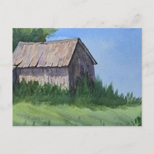 Landscape Painting Watercolor  Postkarte (Vorderseite)