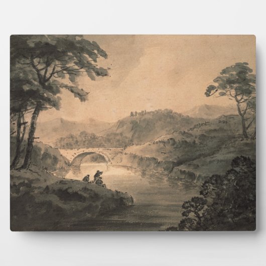 Landscape (pen & ink wash) fotoplatte (Vorderseite)